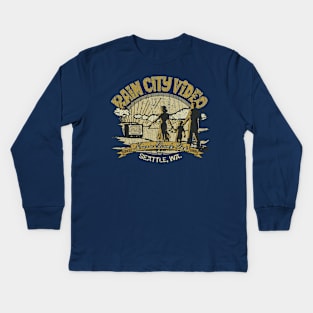 Rain City Video 1988 Kids Long Sleeve T-Shirt